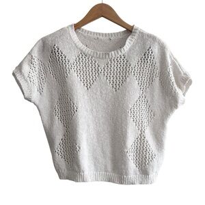 Tribal Cream Knit Women's Sweater